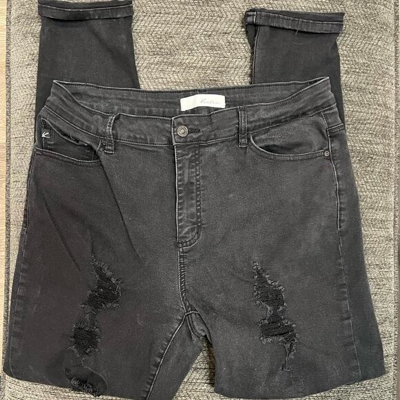 Kancan Distressed Skinny Jeans | Womens Plus Size Jeans | Size 2XL‎ - Picture 3 of 10